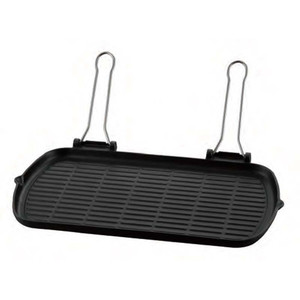 Ilsa Bistecchiera Ghisa Smaltata C <b>Handled</b> Pieghevole 50 x 27 cm Catering Supplies Wholesale Restaurant Supplies - Product Image 1