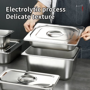 Gn 11 Pan 1/1 contenitore per alimenti in acciaio inox Gastronorm teglie dimensioni gastronomiche vassoi per alberghi e ristoranti - Product Image 5
