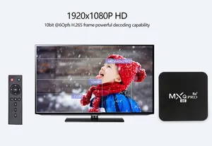 4K Android 7.1 Amlogic S 905W Quad Core 1Gb 8Gb Android Smart Set Top Box Media Speler Smart Tv Box Mxqpro