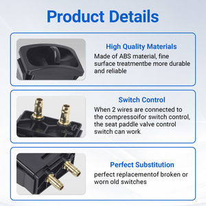 Válvula Solenoide Neumática de 3 Posiciones para Asiento Eléctrico de Cabina, Repuesto de Plástico YC103034 - Product Image 4
