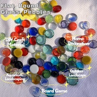 Billes de verre anti-roulement pour le jeu de Go, gravier d'aquarium, remplissage de vase, décoration de cheminée, artisanat DIY et aménagement paysager