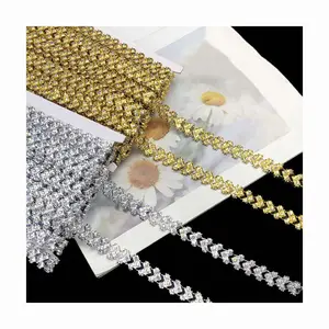 Roupas étnicas decorativas acrílico strass apara diy traje vestido headwear sapatos embelezado artesanal frisado diamante rendas