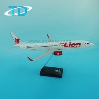 Modèle d'avion B737-900ER Lion Air en résine personnalisé, cadeau d'affaires, artisanat européen