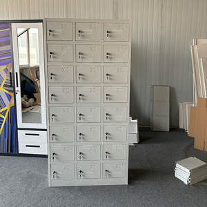 Meilleur casier métallique pour employés, avec serrure à clé, pour vestiaire, 24 compartiments, casiers en acier - Product Image 2