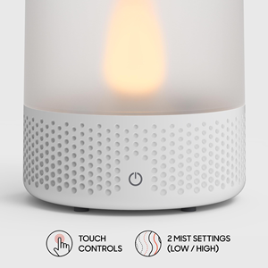 Humidificateur ultrasonique intelligent 4L à remplissage par le haut avec brume chaude, lumière LED froide et aromathérapie pour la maison, la chambre à coucher et la chambre de bébé (vente en gros) - Product Image 3
