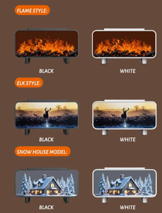 Promo Panas Humidifier & <span class=keywords><strong>Diffuser</strong></span> Aroma 2-in-1 Efek Api Realistis 300ml Lampu Tidur untuk Kamar Tidur - Product Image 5