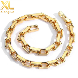 Parure de bijoux étanche en acier inoxydable avec bracelet épais en bambou et clips, boucles d'oreilles épaisses style hip-hop et collier – Cadeau idéal - Product Image 2