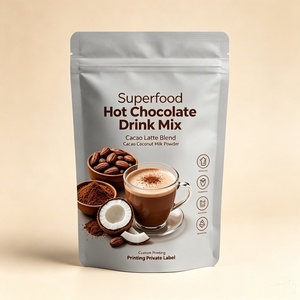 Custom-Made Plastic Ziplock <b>Bags</b> for Snack Candy & Chocolate <b>Bean</b> Self-Standing Heat-Seal for <b>Small</b> Batch Food Packaging - Product Image 1