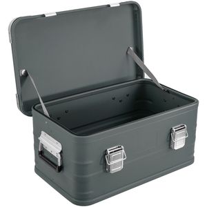 Boîte de rangement tout-terrain en aluminium, robuste, avec couvercle, poignées et loquets pour benne de camion, SUV, <span class=keywords><strong>camping</strong></span>, équipement de <span class=keywords><strong>camping</strong></span> en plein air - Product Image 1