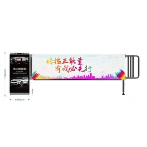 Automatic Car Parking System Entrance Security Led Screen Advertising Dc Advertising Gate Barrier Gate