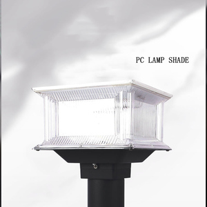 Luces Solares LED para Jardín, Base E27, IP65 Impermeables, Lámpara de Poste de Aluminio, Regulable, Temperatura de Color Ajustable, para Postes de Puerta Exterior - Product Image 5