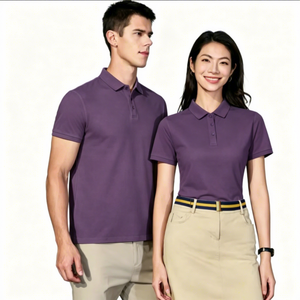 Polo de Punto de Manga Corta para Hombre, Color Negro, Corte Regular, Transpirable, de Algodón, Estilo Casual - Product Image 4