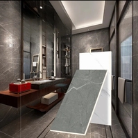 Panneau mural SPC ignifuge, imperméable, design marbre moderne, pour salle de bain, douche, salon, commerce, divertissement, décoration intérieure