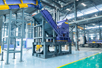 Profils en aluminium industriels, Déchets de roues en aluminium, Radiateurs, Ligne de recyclage des métaux, Broyeur de métaux, Concasseur à marteaux