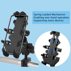 Support gps pour <span class=keywords><strong>moto</strong></span> Support de tuyau à base sphérique de 1 ''Support de téléphone en forme de <span class=keywords><strong>casque</strong></span> Parasol Visière de téléphone portable Supports de griffe de guidon pour RAM - Product Image 5