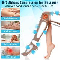 Health pal Oem Odm Speicher methode Luft komprimieren Shiatsu Heizung Vibrierendes Timing I-Touch Verwenden Sie das Fuß-und Waden massage gerät des Controllers