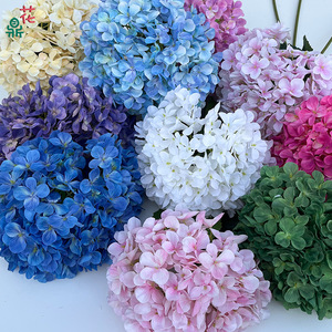 Grandes fleurs artificielles en soie Hortensia Anna, imprimées en 3D, faites à la main, pour décoration de mariage - Product Image 2