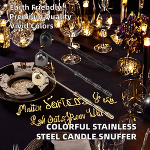 Stainless Steel <b>Candle</b> Snuffer Elegant <b>Candle</b> <b>Wick</b> Extinguisher for Safe Smoke Free <b>Candle</b> Care - Product Image 2