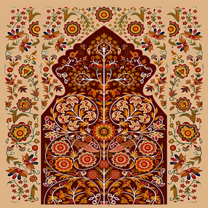 Zynah Channile Yarn fabric Washable <b>Prayer</b> <b>Mat</b> Muslim <b>prayer</b> rug Pattern Rectangle Non Slip Jute Backing 27x45 Inches - Product Image 1