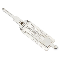 Lishi Lockpick Lishi 3-en-1 : Outil de crochetage et de décodage automobile NSN14 pour serruriers professionnels
