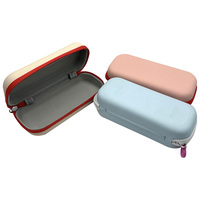 Étui à lunettes facile à transporter, boîte à fermeture éclair pour lunettes, haute qualité, logo et couleur personnalisés, vente directe d'usine