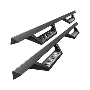 Heavy Duty Carbon Steel Car Triangular Side Drop Steps Rail Nerf Bars Running Boards for 2009-2018 Dodge Ram 1500