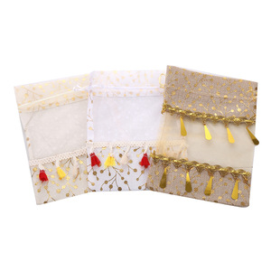 Sac de rangement textile de vente chaude de Yiwu avec sac cadeau à cordon de conception de bonbons de dessin animé épissé - Product Image 5