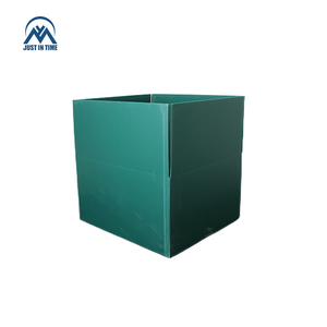 PP Corflute corrugated cardboard open top storage bin foldable polypropylene pp corrugated plastic box