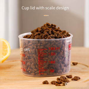 Pet Food Storage Container With Airtight Seal and Measuring Cup for Dog Cat Kibble Dry Treats Home Kitchen Pantry Organization - Product Image 3