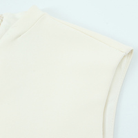 PB&ZA Femme 2026 Nouvelle Robe Mini Chic Tendance Été Blanche Vintage Élégante Sans Manches Robes Féminines Vestidos Robe Mujer