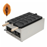 Nouvelle machine à gaufres électrique commerciale en forme de vagin, revêtement antiadhésif, moule mini en forme de pénis pour crème glacée, 110V/220V, garantie 1 an