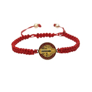 2025 nuevo DS cordón rojo St Benedict <span class=keywords><strong>pulsera</strong></span> <span class=keywords><strong>San</strong></span> <span class=keywords><strong>Benito</strong></span> <span class=keywords><strong>pulsera</strong></span> pulseras mexicanas para hombres Medalla De <span class=keywords><strong>San</strong></span> <span class=keywords><strong>Benito</strong></span> St Benedict medallas - Product Image 6
