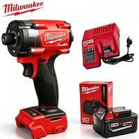 Perceuse électrique sans fil Milwaukee M18 18V FUEl, boîte d'emballage d'origine, couple élevé, outil électrique 1/4, tournevis à percussion électrique