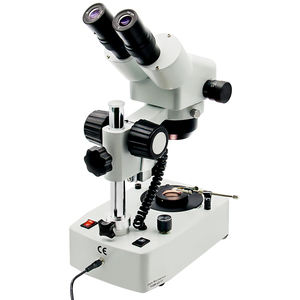 Binocular estereoscópico de laboratorio Gemológico, herramienta de instrumento estándar GIA óptica, microscopio de joyería con gemas 10X-40X - Product Image 1