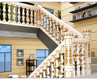Moulures et garde-corps d'escalier en plastique ABS moulé par injection, marque OEM, produit domestique durable pour la décoration extérieure