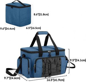Bolsa de Disc Golf de Alta Calidad con Muestra Gratis, Bolso de Mano y Bandolera con Capacidad para 25 Discos, con Bolsa Refrigerante y Bolsillos de Almacenamiento Adicionales - Product Image 2