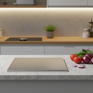 Planche à découper Zassenhaus pour plan de travail de cuisine, 48 cm, en acier inoxydable, pour la préparation des aliments - Product Image 3