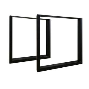 Heavy Duty Steel Industrial <b>Square</b> Cast Iron <b>Table</b> Legs for Hospital <b>Kitchen</b> Office Restaurant Dining Metal Furniture - Product Image 4