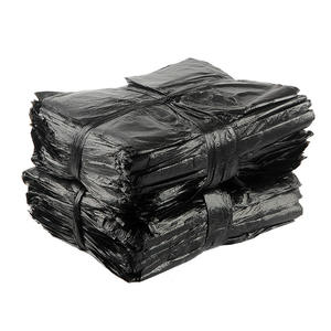 Sacs poubelles noirs épais personnalisés, taille S, pour usage domestique, jetables, à bouche plate, vente en gros - Product Image 1
