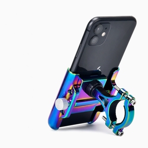 YH3202 équipement d'équitation de vélo support de téléphone portable coloré, support de téléphone portable en alliage de moto de montagne de vélo électrique - Product Image 4