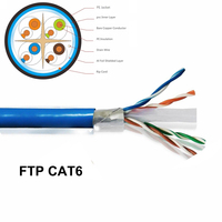 Câble réseau ethernet CAT5/cat5e/CAT6 mâle en cuivre, 4 paires, avec 2 connecteurs RJ45, prix d'usine