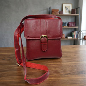 Pochette en cuir véritable BS International pour femme, personnalisable, durable, légère, imperméable, grande capacité, fermeture éclair double - Product Image 2