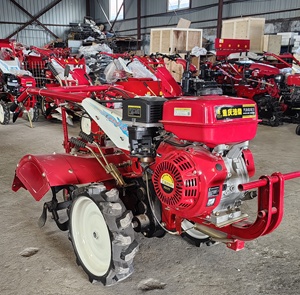 9HP/177F 가솔린 4륜 구동 소형 로터리 경운기 로타베이터 농업용 토양 개간기 파쇄기 - Product Image 1