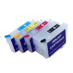 Cartouche d'encre vide rechargeable Europe 27XL T2711-T2714 pour <span class=keywords><strong>Epson</strong></span> WorkForce <span class=keywords><strong>WF</strong></span> 7110 7210 7710 7510 <span class=keywords><strong>7715</strong></span> 7720 7610 7620 3620 3640 - Product Image 1