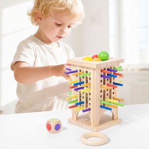 Regalos de Cumpleaños para Niños y Niñas, Juego de Mesa de Madera Creativo Montessori, Diversión Familiar en Viajes - Product Image 2