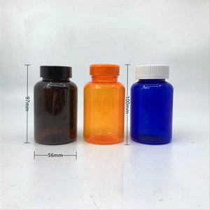 Прямая поставка с фабрики, белые 175cc Синие Пустые таблетки для домашних животных, биоразлагаемые Медицинские бутылки для лекарств - Product Image 2