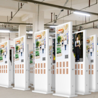 Vente chaude produit nouvelle technologie 2023 pos batterie externe location plusieurs stations de charge de téléphone 48 partage distributeur automatique kiosque