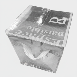 Embalaje de cosméticos reciclables ecológicos de alta calidad, bolsa de compras de plástico cuadrada de Vietnam, superficie de estampado en caliente con cremallera para - Product Image 1