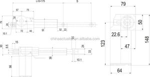 Actionneur linéaire silencieux haute performance JS35D 12V pour l'automatisation des meubles domestiques - Product Image 4