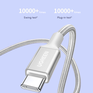 <span class=keywords><strong>สาย</strong></span>ซิลิโคนถักสำหรับ<span class=keywords><strong>ชาร์จ</strong></span>ไว, USB-C กับ USB-C PD 3A <span class=keywords><strong>สาย</strong></span>เคเบิลชนิด C ขนาด60W ถึง1.5เมตร - Product Image 3